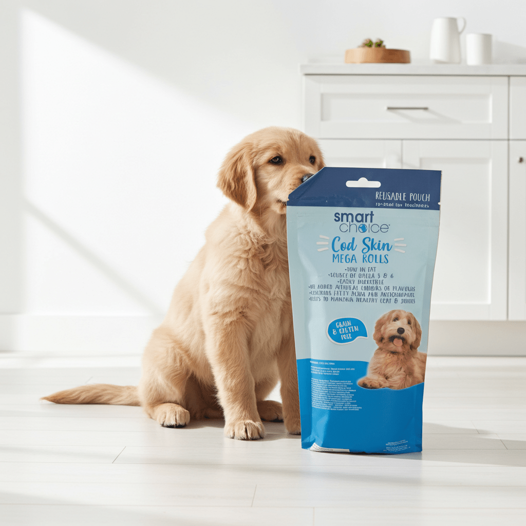 Cod Skin Mega Rolls | Natural Dog Chews | Pilgrim Pets - Pilgrim Pet Supplies