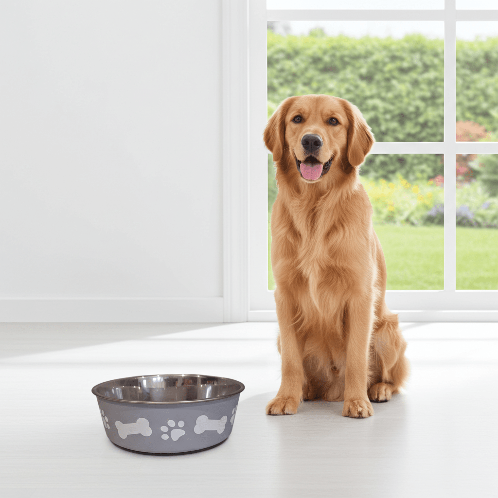 Large Anti Skid Dog Bowl 21.5cm - Pilgrim Pet Supplies