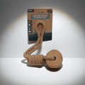 Natural Coffee Wood Dog Toy - Eco - Friendly Hemp Rope Chew Toy | Pilgrim Pets - Pilgrim Pet Supplies
