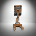 Natural Coffee Wood Dog Toy - Eco - Friendly Hemp Rope Chew Toy | Pilgrim Pets - Pilgrim Pet Supplies