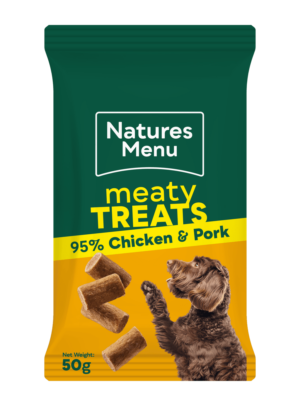 Natures Menu Dog Meaty Treats Chicken 50g - Pilgrim Pet Supplies