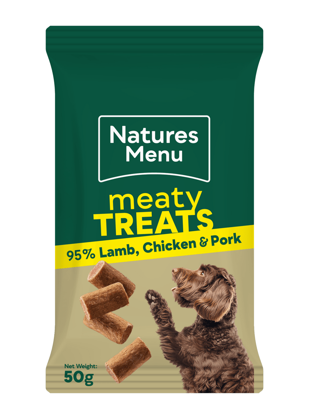 Natures Menu Dog Meaty Treats Chicken & Lamb 50g - Pilgrim Pet Supplies