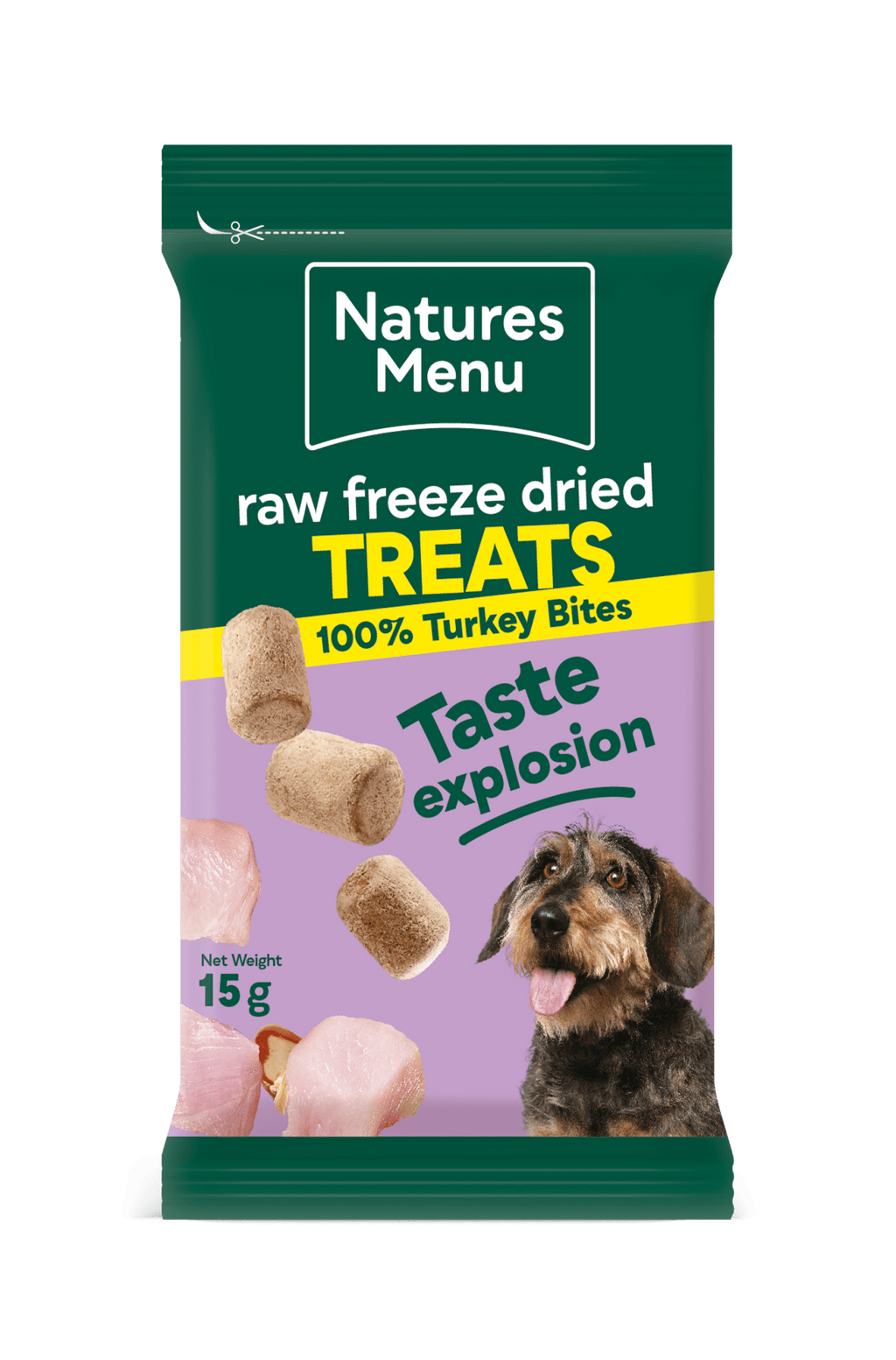 Natures Menu Freeze - Dried Bites Turkey 15g - Pilgrim Pet Supplies