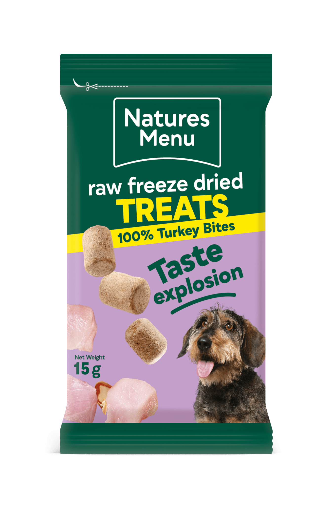 Natures Menu Freeze - Dried Bites Turkey 15g - Pilgrim Pet Supplies