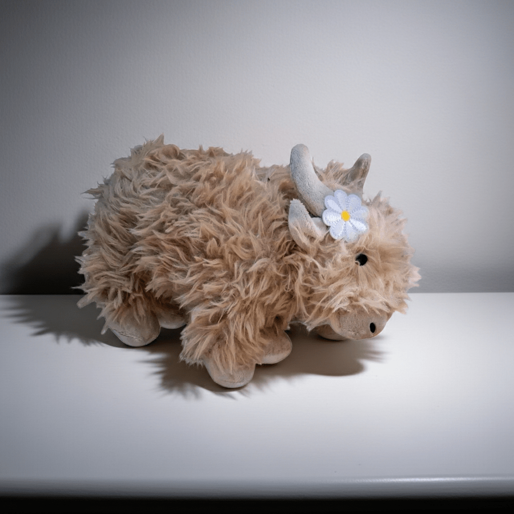 Plush Highland Cow Squeaky Toy for Dogs | Pilgrim Pets - Pilgrim Pet Supplies