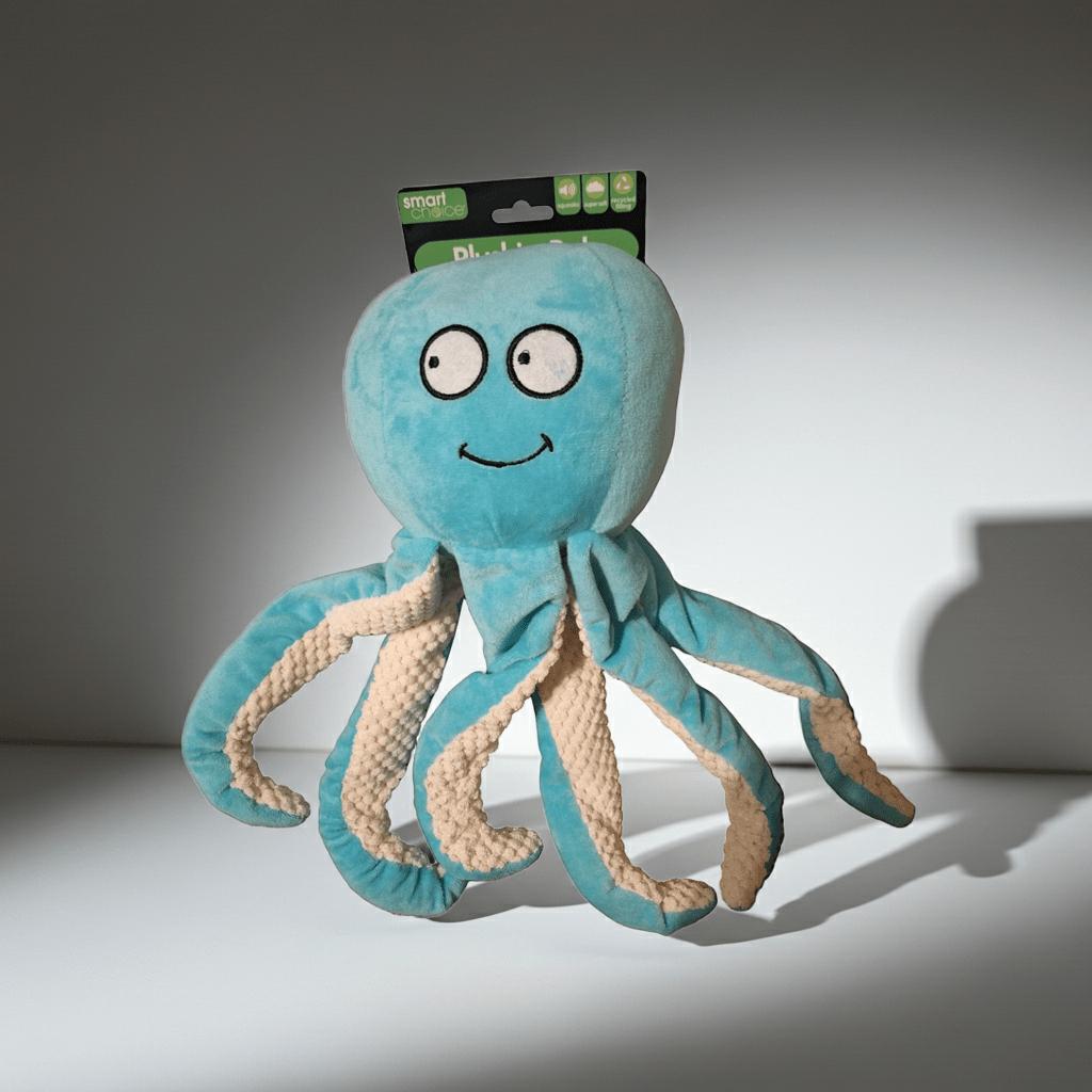 Plush Octopus Squeaky Toy for Dogs | Pilgrim Pets - Pilgrim Pet Supplies