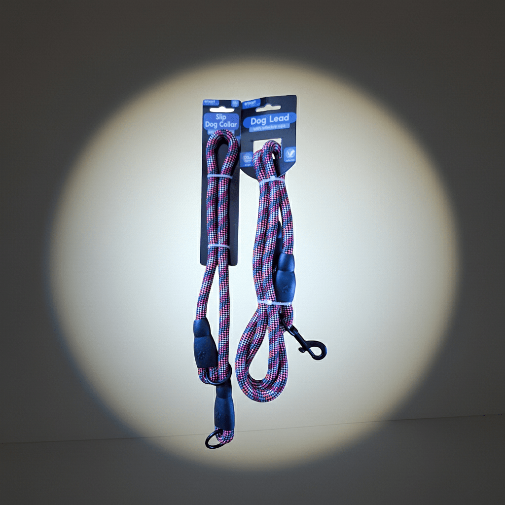 Reflective Rope Slip Collar and Lead Set | Pilgrim Pets - Pilgrim Pet Supplies