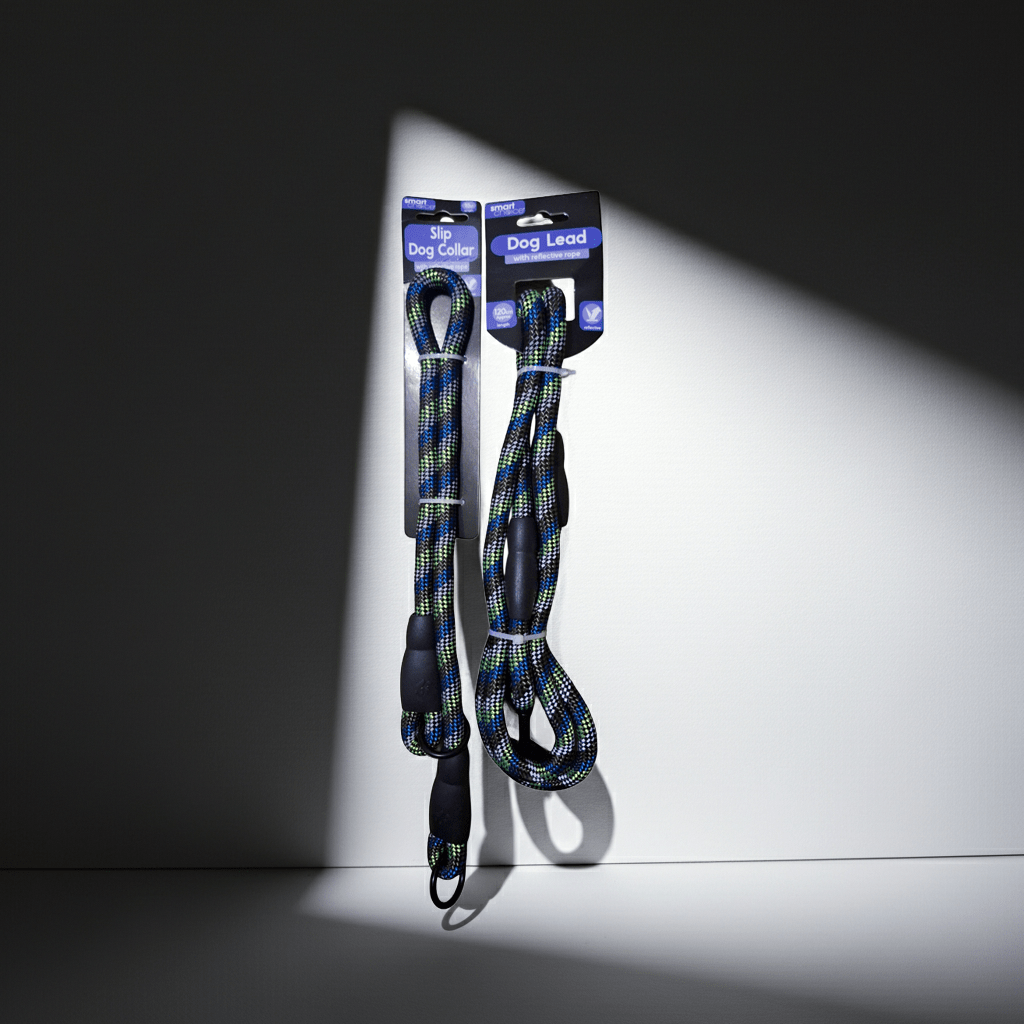 Reflective Rope Slip Collar and Lead Set | Pilgrim Pets - Pilgrim Pet Supplies